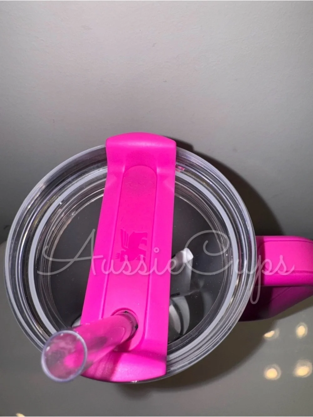 Stanley Punch Shimmer, Pink Insulated Tumbler with Handle & Straw Quencher 40 oz - Picture 10 of 10